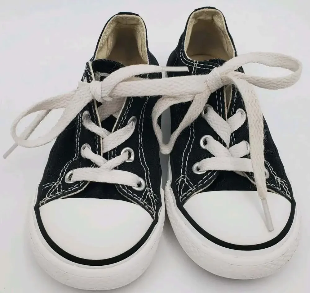 Black Converse All Star Shoes Toddler Size 9